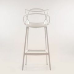 Барный стул Barneo N-235 Masters, белый, design Phillip Stark в Муравленко - muravlenko.mebel24.online | фото 3