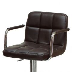 Барный стул Barneo N-69 Kruger Arm Темно-коричневый в Муравленко - muravlenko.mebel24.online | фото 2