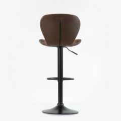 Барный стул Barneo N-86 Time / Black / VPU Brown Vintage коричневый винтаж PK970-18 в Муравленко - muravlenko.mebel24.online | фото 2