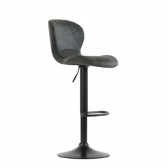 Барный стул Barneo N-86 Time / Black / VPU Dark Gray Vintage серый винтаж 970-11 в Муравленко - muravlenko.mebel24.online | фото 1