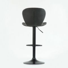 Барный стул Barneo N-86 Time / Black / VPU Dark Gray Vintage серый винтаж 970-11 в Муравленко - muravlenko.mebel24.online | фото 2