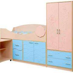 Набор мебели для детской Юниор -12.2 (700*1860) МДФ матовый в Муравленко - muravlenko.mebel24.online | фото