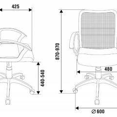 Кресло Бюрократ CH-590SL/BLACK в Муравленко - muravlenko.mebel24.online | фото 4