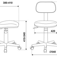 Кресло детское Бюрократ CH-201NX/Military зеленый милитари в Муравленко - muravlenko.mebel24.online | фото 6