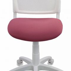 Кресло детское Бюрократ CH-W296NX/26-31 белый TW-15 розовый 26-31 в Муравленко - muravlenko.mebel24.online | фото 3