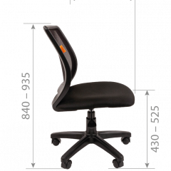 Кресло для оператора CHAIRMAN 699 Б/Л (ткань стандарт/сетка TW-66) в Муравленко - muravlenko.mebel24.online | фото 7