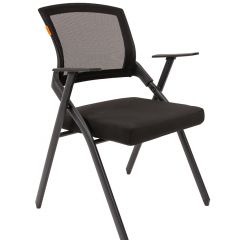 Кресло для посетителей CHAIRMAN NEXX (ткань стандарт черный/сетка DW-01) в Муравленко - muravlenko.mebel24.online | фото