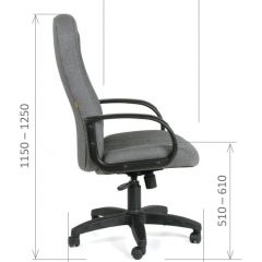 Кресло для руководителя  CHAIRMAN 685 СТ (ткань стандарт 10-356 черная) в Муравленко - muravlenko.mebel24.online | фото 6