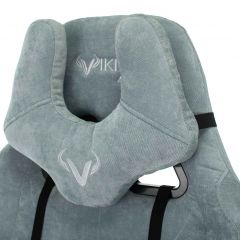 Кресло игровое Бюрократ VIKING KNIGHT LT28 FABRIC серо-голубой в Муравленко - muravlenko.mebel24.online | фото 5