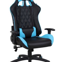 Кресло компьютерное BRABIX "GT Master GM-110" (черное/голубое) 531928 в Муравленко - muravlenko.mebel24.online | фото 1