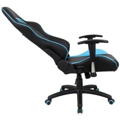 Кресло компьютерное BRABIX "GT Master GM-110" (черное/голубое) 531928 в Муравленко - muravlenko.mebel24.online | фото 5