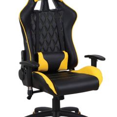 Кресло компьютерное BRABIX "GT Master GM-110" (черное/желтое) 531927 в Муравленко - muravlenko.mebel24.online | фото