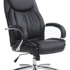 Кресло офисное BRABIX "Advance EX-575" (хром/экокожа/черное) 531825 в Муравленко - muravlenko.mebel24.online | фото 2