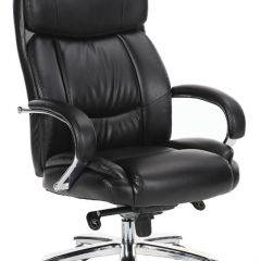 Кресло офисное BRABIX "Direct EX-580" (хром/рециклированная кожа/черное) 531824 в Муравленко - muravlenko.mebel24.online | фото 2