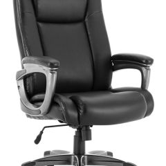Кресло офисное BRABIX PREMIUM "Solid HD-005" (рециклированная кожа, черное) 531941 в Муравленко - muravlenko.mebel24.online | фото
