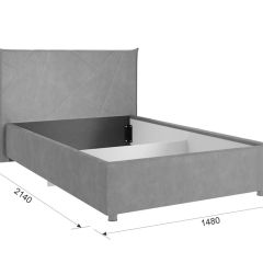 КВЕСТ Каркас кровати 1200 в Муравленко - muravlenko.mebel24.online | фото 3
