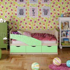 Кровать Бабочки (Салатовый матовый) 1600 в Муравленко - muravlenko.mebel24.online | фото