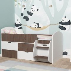 Кровать-чердак Малыш 7 в Муравленко - muravlenko.mebel24.online | фото 3