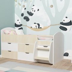 Кровать-чердак Малыш 7 в Муравленко - muravlenko.mebel24.online | фото 7