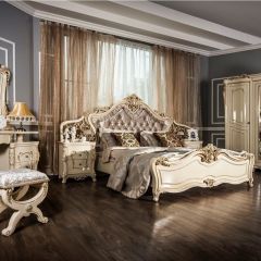 Кровать 1800 Джоконда (крем) в Муравленко - muravlenko.mebel24.online | фото 7