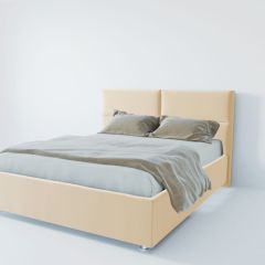 Кровать Корсика с ПМ 1200 (экокожа бежевая) в Муравленко - muravlenko.mebel24.online | фото 2