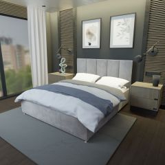 Кровать Мерида Решетка+ПМ+Дно (1400) в Муравленко - muravlenko.mebel24.online | фото