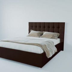 Кровать Венеция без основания 800 (экокожа коричневая) в Муравленко - muravlenko.mebel24.online | фото 1