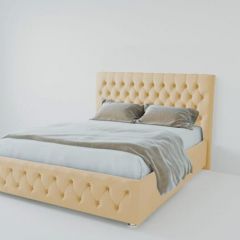 Кровать Версаль 1800 без основания (экокожа бежевый) в Муравленко - muravlenko.mebel24.online | фото