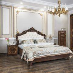 Кровать с мягким изголовьем Патрисия (1600) караваджо в Муравленко - muravlenko.mebel24.online | фото 5