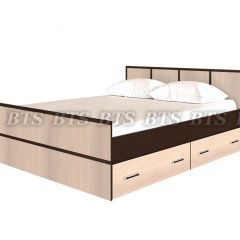 Кровать Сакура 1600 LIGHT + Проложки LIGHT 1.6 ДСП (Венге/Лоредо) в Муравленко - muravlenko.mebel24.online | фото