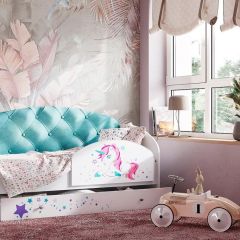 Кровать Звездочка на щитах + Бортик в Муравленко - muravlenko.mebel24.online | фото 6