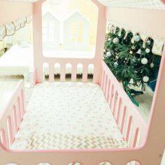 Кровать-домик без ящика 800*1600 (Розовый) в Муравленко - muravlenko.mebel24.online | фото 3