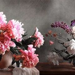 Кухонный фартук Цветы 316 МДФ матовый (3000) Flowers в Муравленко - muravlenko.mebel24.online | фото