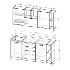 Кухонный гарнитур Ольга макси 4 1800 мм в Муравленко - muravlenko.mebel24.online | фото 2