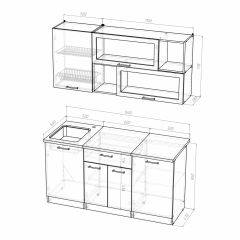 Кухонный гарнитур Полина стандарт 1600 в Муравленко - muravlenko.mebel24.online | фото 7