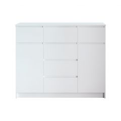 МОРИ МК 1200.4 Комод (белый) в Муравленко - muravlenko.mebel24.online | фото
