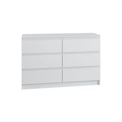 МОРИ МК 1200.6 Комод (белый) в Муравленко - muravlenko.mebel24.online | фото