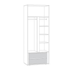 Муссон спальня (модульная) в Муравленко - muravlenko.mebel24.online | фото 10