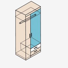 НИКА Н10з Шкаф для одежды в Муравленко - muravlenko.mebel24.online | фото 4