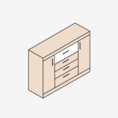 НИКА Н25 Комод в Муравленко - muravlenko.mebel24.online | фото 3