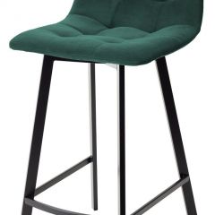 Полубарный стул CHILLI-QB SQUARE зеленый #19, велюр / черный каркас (H=66cm) М-City в Муравленко - muravlenko.mebel24.online | фото