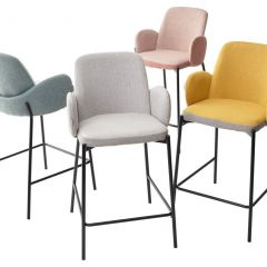 Полубарный стул NYX (H=65cm) VF113 светлая мята / VF115 серо-зеленый М-City в Муравленко - muravlenko.mebel24.online | фото 2
