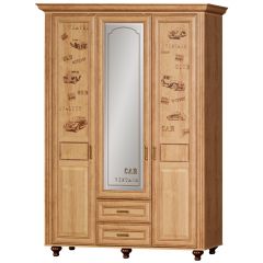 Шкаф 3-х дверный №863 "Ралли" в Муравленко - muravlenko.mebel24.online | фото