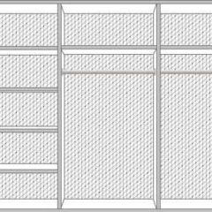 Шкаф 6-ти дверный с зеркалами (08.246) Ирина (беж) в Муравленко - muravlenko.mebel24.online | фото 2