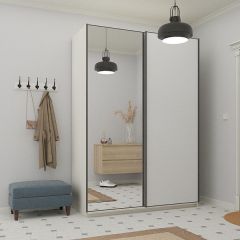 Шкаф-купе 1600 серии SOFT D1+D3+B2+PL1 (2 ящика+1штанга) профиль «Графит» в Муравленко - muravlenko.mebel24.online | фото