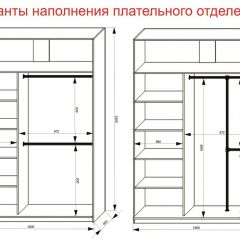 Шкаф-купе 1600 серии SOFT D6+D4+B2+PL2 (2 ящика+1штанга+1 полка) профиль «Капучино» в Муравленко - muravlenko.mebel24.online | фото 9