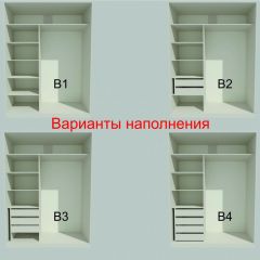 Шкаф-купе 1700 серии NEW CLASSIC K3+K3+B2+PL1 (2 ящика+1 штанга) профиль «Капучино» в Муравленко - muravlenko.mebel24.online | фото 7