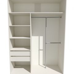 Шкаф-купе 1800 серии SOFT D8+D2+B2+PL4 (2 ящика+F обр.штанга) профиль «Капучино» в Муравленко - muravlenko.mebel24.online | фото 2