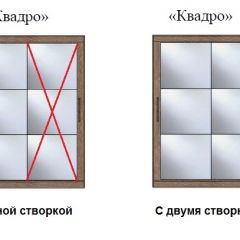 Шкаф-купе №19 Серия 3 Квадро (1700) Ясень Анкор светлый в Муравленко - muravlenko.mebel24.online | фото 3