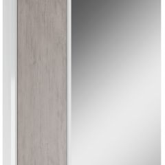 Шкаф-зеркало Uno 60 Дуб серый левый/правый Домино (DU1503HZ) в Муравленко - muravlenko.mebel24.online | фото 2